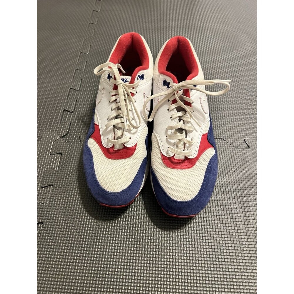 Nike Air Max 1 USA Red White Blue Mens Size 10 Sneakers CJ9927-100